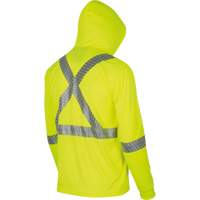 6965 Chandail &agrave; capuchon de s&eacute;curit&eacute; en il-de-perdrix, Petit, Jaune lime haute visibilit&eacute; Ontario Safety Products