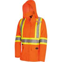 5626W The Rock Women's 300D  Quilted Safety Parka, Polyester/Polyurethane, High Visibility Orange, X-Small Ontario Safety Products