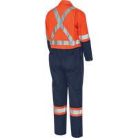 5514BBT Combinaison de s&eacute;curit&eacute; 2 tons avec fermeture &agrave; glissi&egrave;re, 40 (grand taille), Orange haute visibilit&eacute;/Bleu marin Ontario Safety Products