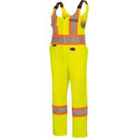 6000W Women's High-Visibility Traffic Safety Overalls, Polyester, X-Small, High Visibility Lime-Yellow Ontario Safety Products