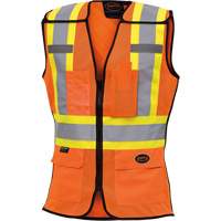 486 Veste de s&eacute;curit&eacute; d&eacute;tachable haute visibilit&eacute;, Orange haute visibilit&eacute;, T-petit, Polyester Ontario Safety Products