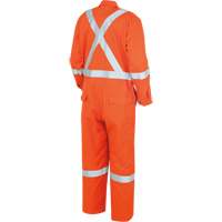 7708AT Combines ignifuges et r&eacute;sistants aux arcs &eacute;lectriques &agrave; haute visibilit&eacute; The Rock FR-Tech, Taille 40 (grand taille), Orange haute visibilit&eacute;, 10 cal/cm² Ontario Safety Products