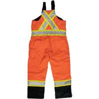 Ripstop Insulated Safety Bib Overall, Polyester, X-Small, High Visibility Orange SHI869 | Ontario Safety Product