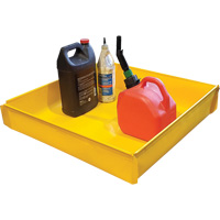 Flexible Utility Tray, 12" L x 12" W x 2 US gal. Spill Capacity SHJ234 | Ontario Safety Product