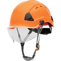 Fibre Metal Safety Helmet, Non-Vented, Ratchet, Orange SHJ273 | Ontario Safety Product