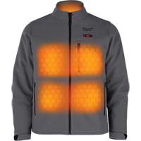 Manteau chauffante M12 ToughShell (manteau seulement), Hommes, Moyen, Gris Ontario Safety Products