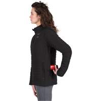 Manteau chauffant M12 Axis avec pile, Femmes, Grand, Noir Ontario Safety Products