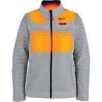 Manteau chauffant M12 Axis avec pile, Femmes, Petit, Gris Ontario Safety Products