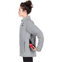 Manteau chauffant M12 Axis avec pile, Femmes, Petit, Gris Ontario Safety Products