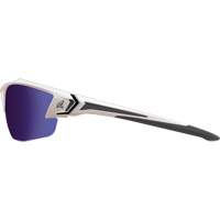 Khor G2 Safety Glasses, Blue Mirror Lens, Anti-Scratch/Polarized, ANSI Z87+/MCEPS GL-PD 10-12/Meets/Exceeds CSA Z94.3 Ontario Safety Products