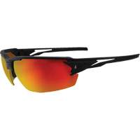 Pumori Safety Glasses, Red/Mirror Lens, Anti-Scratch, ANSI Z87+/MCEPS GL-PD 10-12/Meets/Exceeds CSA Z94.3 Ontario Safety Products