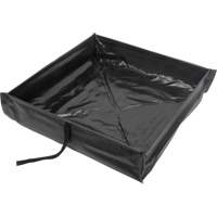 Berme de confinement des d&eacute;versements repliable &agrave; rouler, Capacit&eacute; 15 gal. US, 2' la x 2' lo x 6" h Ontario Safety Products