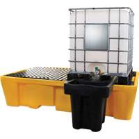 Double IBC Spill Pallet, 317 US gal. Spill Capacity, 89" x 57" x 23" Ontario Safety Products