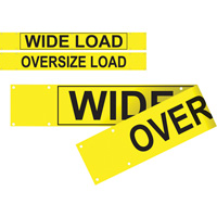 Double Sided Wide Load/Oversized Load Banner, Vinyl, 96" W x 12" H Ontario Safety Products