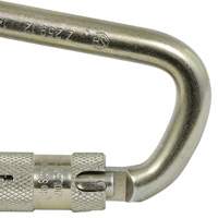 CP-03015-1 Mousqueton zingu&eacute; avec ouverte de portique de 1", Acier Ontario Safety Products