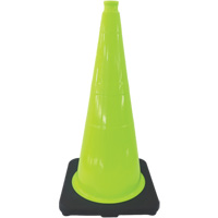 C&ocirc;ne de signalisation de premi&egrave;re qualit&eacute;, 18", Vert lime Ontario Safety Products