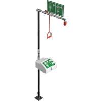 Combination Shower with Closed ABS Bowl & Bottom Inlet, Pedestal Ontario Safety Products