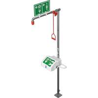 Combination Shower with Closed ABS Bowl & Top Inlet, Pedestal Ontario Safety Products