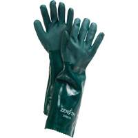 Gants verts &agrave; double enduit, 18" lo, PVC, Doublure en Jersey de coton, 70 mils Ontario Safety Products
