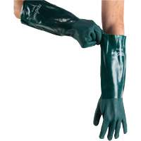 Gants verts &agrave; double enduit, 18" lo, PVC, Doublure en Jersey de coton, 70 mils Ontario Safety Products