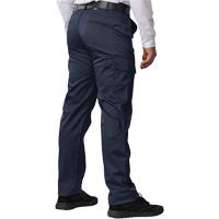 Big Flex Cargo Pants, Poly-Cotton/Spandex, Navy Blue, Size 46, 30 Inseam Ontario Safety Products