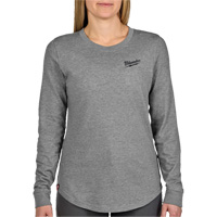 FREEFLEX Long-Sleeve Hybrid T-Shirt, Women's, X-Small, Grey Ontario Safety Products
