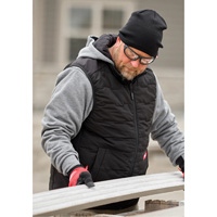 FREEFLEX Lightweight Insulated Vest, Men's, Small, Black Ontario Safety Products
