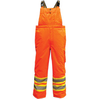 6450PO Freezer 300D Trilobal Overalls, Polyester, Small, High Visibility Orange Ontario Safety Products