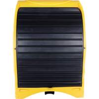 Palette contre les d&eacute;versements &agrave; couvercle dur pour 4 barils, 68,11" lo x 61,61" la x 83,07" h, Capacit&eacute; de charge 1433 lb Ontario Safety Products