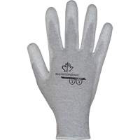 Gants blancs KnitActiv dissipatifs &eacute;lectrostatiques et peu pelucheux, 5, R&ecirc;vetement Polyur&eacute;thane, Calibre 13, Enveloppe en Nylon/Coton Ontario Safety Products