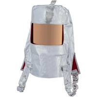 Heat Reflective Hood with Clear Gold Window Ontario Safety Products