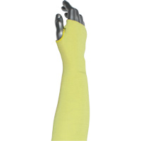Kut Gard&reg; 2-Ply Cut-Resistant Sleeve with Thumb Hole, Aramid/ATA&reg;, 10", ASTM ANSI Level A6, Yellow Ontario Safety Products