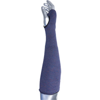Kut Gard&reg; ECO Series 2-Ply ASP Sleeve with Thumb Hole, Aramid, 14", ASTM ANSI Level A3, Purple Ontario Safety Products