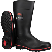 Boss&reg; Footwear Full ESR Safety Boot, Polyblend/PVC, Steel Toe, Size 4 Ontario Safety Products