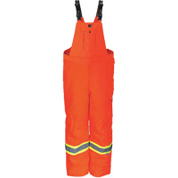Heavy-Duty FR-Treated Journeyman 300D Trilobal Rip-Stop Coveralls, Polyester, Small, High Visibility Orange Ontario Safety Products