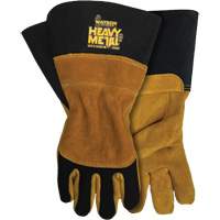 Gants en velours noir de soudage MIG/&agrave; l&eacute;lectrode enrob&eacute;e, Cuir fleur de d'&eacute;lan, Taille Petit Ontario Safety Products