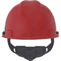 Casque sp&eacute;cialis&eacute; V-Gard, Suspension Rochet, Noir/Rouge Ontario Safety Products