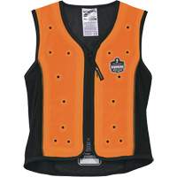 Veste de refroidissement &eacute;vaporatif Chill-Its 6685 avec fermeture &agrave; glissi&egrave;re, Moyen, Orange Ontario Safety Products