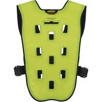 Veste de refroidissement &eacute;vaporatif Chill-Its 6685 avec fermeture &agrave; glissi&egrave;re, T-petit, Jaune lime haute visibilit&eacute; Ontario Safety Products