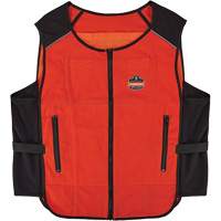 Veste de refroidissement &agrave; changement de phase l&eacute;g&egrave;re avec sachets de recharge Chill-Its 6260, 2T-grand/3T-grand, Orange Ontario Safety Products