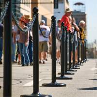 Chaîne de barri&egrave;re en plastique, Vert Ontario Safety Products