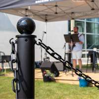 Chaîne de barri&egrave;re en plastique, Vert Ontario Safety Products