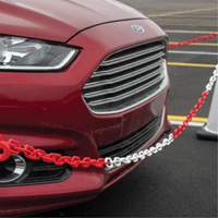 Chaîne de barri&egrave;re en plastique &agrave; deux couleurs, Vert/Blanc Ontario Safety Products