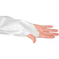 CoverMe Gown with Thumbholes, One Size, White, Polyethylene Ontario Safety Products