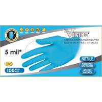 34600 Disposable Gloves, Small, Nitrile, 5-mil, Powder-Free, Blue Ontario Safety Products