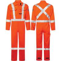Avenger 7 oz. Coveralls, Size 36, High-Visibility Orange Ontario Safety Products