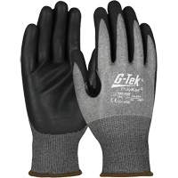 G-Tek&reg; Cut-Resistant Gloves with Touchscreen Capability, Size Small, 18 Gauge, Foam Nitrile Coated, PolyKor&reg; Shell, ASTM ANSI Level A4/EN 388 Level D Ontario Safety Products