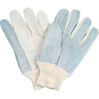 Gants de travail &agrave; index complet d'usage standard, Grand, Paume en Cuir de vache refendu Ontario Safety Products
