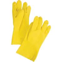 ChemStop Gloves, Size Small/7, 12" L, Latex, Flock-Lined Inner Lining, 16-mil Ontario Safety Products