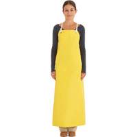 Reinforced Heavy-Duty Apron, Neoprene, 45" L x 35" W, Yellow SN798 | Ontario Safety Product